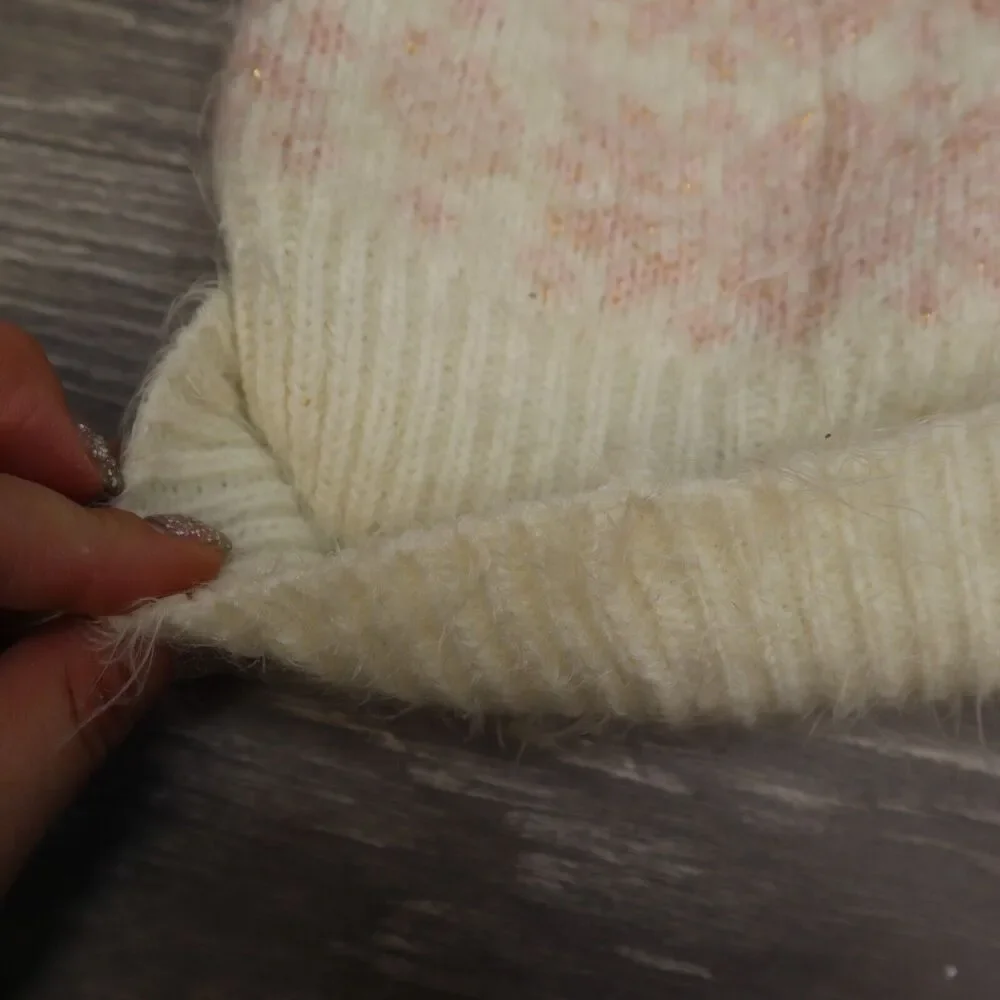 Gold Medal International Beanie Stocking Cap Pom Pom Hat Womens One Size Ivory